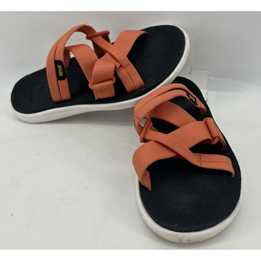 Teva‎ Voya Sandal Slip On Flamingo Orange Women's Size 5